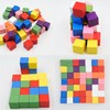 Wood Cubes for Crafts, 1 cm Wooden Blocks, 300 Pcs
