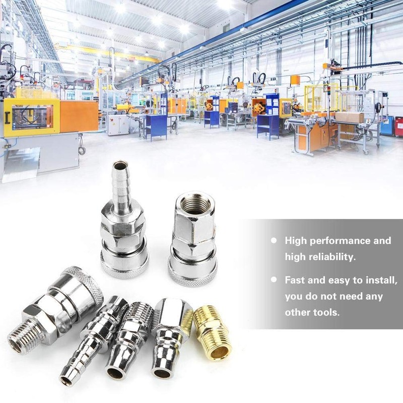 1/4 Bsp Air Fitting, acoplamiento rápido japonés, 18 conectores de