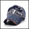 White Fang CA601 Cap, Logo, Distressed Treatment, Hat, Sports, Running,