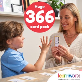 Addition and Subtraction Flash Cards 1st Grade | 366 Math Flash Cards 2nd Grade & 3rd | Subtraction & Addition | Math Facts 0-12 | for Kids Ages 4 5 6 7 | Family Bulk Flashcards