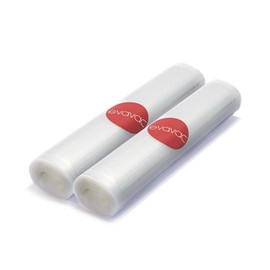 Evavac - Vacuum Sealer Bags 25 x 600 cm, 2 Rolls, Textured PA/PE Film, -40 °C to +70 °C, Vacuum Sealer Bags Food Oeko-Tex Certificate, Foil Bags for Vacuum Sealer