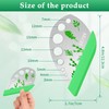 Herb Stripper 9 holes, Luxiv Stainless Steel Kitchen Herb Stripping
