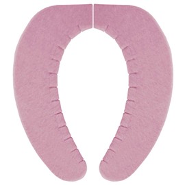 Sanko KV-58 Toilet Seat Cover, Non-Slip, Fluffy, 0.2 inches (6 mm), Rose (Made in Japan, Deodorizing, Washable)
