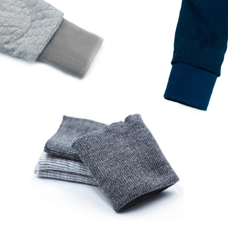 2 elastic cuffs. Ideal for sewing on all garments. -