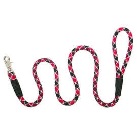 Terrain D.O.G. Rope Leash, 6-feet L x 1/2-inch wide, Black/Red