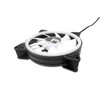 Bgears b-DualRing 120 White Fan with 30 White LEDs Front