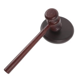 1set Wooden Judge Gavel Practical Auction Hammer for Lawyers and Judges Clear Sound for Courtroom Use Compact and Portable Design for Easy Storage