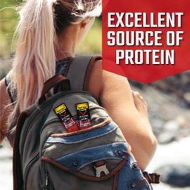 Jack Link's Beef Steak, Teriyaki - Protein Snacks, Meat Snack with 9g of Protein, Made with 100% Beef, Individually Wrapped Bulk Snack Pack, Keto Friendly - 1 Oz. (12 Count)