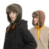 Clakllie Waterproof Aviator Bomber Hats Cold Weather Hunting Trapper Hat