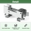 Chain Link Fence Double Gate Latch Residential Strong Arm Double
