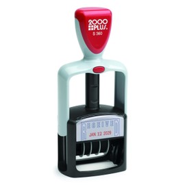 Cosco 2000 Plus Self-Inking Two-Color Type Size 1 1/2 inReceivedin Dater (011034)