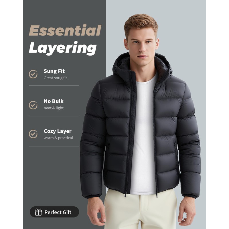 WEERTI Thermal Underwear for Men Long Johns with Fleece Lined