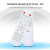 White Remote Control Controller Replacement for Projector, ABS Material, 33ft