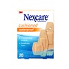 Nexcare Waterproof Cushioned Bandages, Assorted Sizes, 20 Count