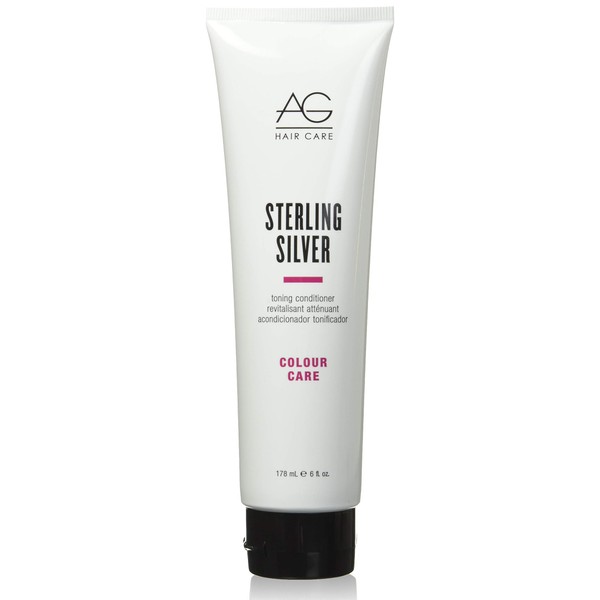 AG Hair Sterling Silver Toning Conditioner, 6 Ounce by AG Hair Cosmetics