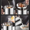 Stainless Steel Oil Strainer and Container Oil Storage Pot with