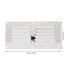 Generic Stainless Steel Air Vent Panel, 2Pcs Boat Rectangular Ventilation