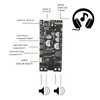2 Channels Bluetooth 5.0 Stereo Power Amplifier Board Bluetooth Vocal