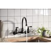 Peerless P2765LF-OB Elmhurst Two-Handle Kitchen Faucet Wall-Mount, Oil-Rubbed Bronze