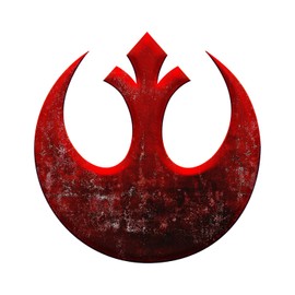 Bargain Max Decals Rebel Inspired Symbool Alliance Window Laptop Car Sticker 5.5"