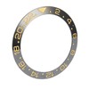 Ceramic Watch Bezel Ring Black Base Gold Digit Watch Bezel