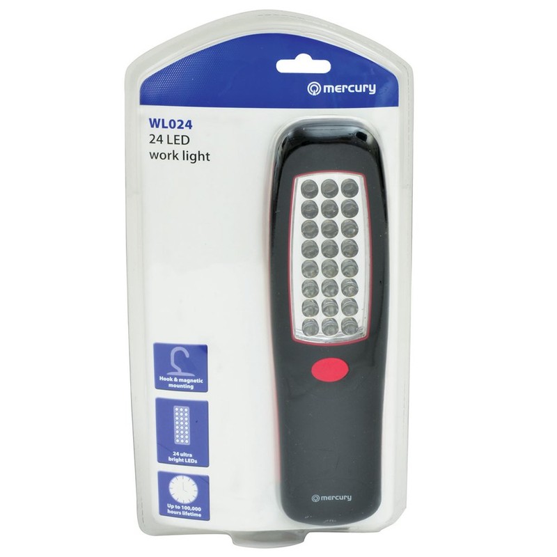 kenable Work Lamp & Torch 24 LED Hook & Magnetic