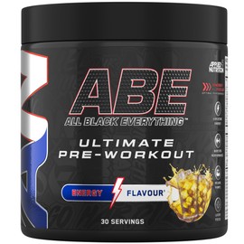 Applied Nutrition Applied Nutrition Bundle ABE Pre Workout 375g + 700ml Protein Shaker | All Black Everything Pre Workout Powder, Energy & Physical Performance with Creatine, Beta Alanine (Energy Flavour)