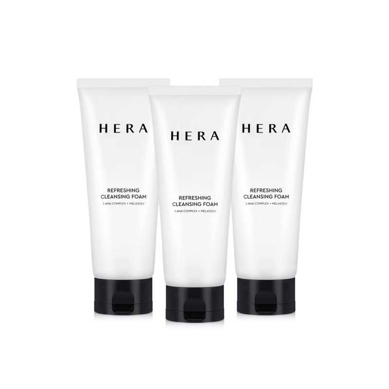 Hera Refreshing Cleansing Foam 160g x 3 / 헤라 리프레싱