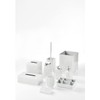 Gedy Bathroom Soap Dispenser, Resin, White, 16.2 x 7 x