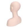 Mannequin Training Head, Silicone Makeup Practice Face Model Practice Makeup