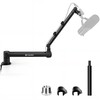 CAHAYA Desk Mount Mic Arm, Low Profile Boom Stand for