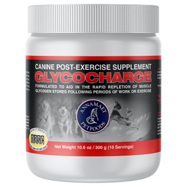 Annamaet Glycocharge – Post-Exercise Supplement for Canine Athletes and Working Dogs – with Maltodextrins to Help Replenish Muscle Glycogen for Faster Recovery - 300 g