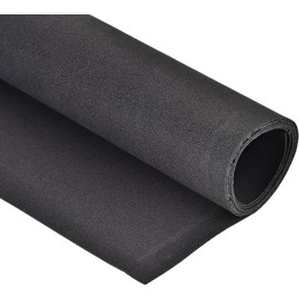 MACHSWON Black EVA Foam Sheets 13 x 39 Inch 1mm Thick Sheets Roll for Crafts DIY Projects,Intellectual Building Blocks, 1 pcs