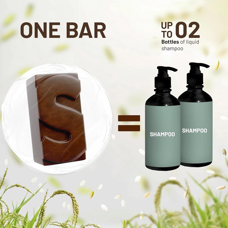 Shampoo and conditioner (Proteina de Arroz, Shampoo Bar)