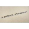 Toyota OEM Silver Rear HIGHLANDER Letter Emblem Badge Fit 2020-2022