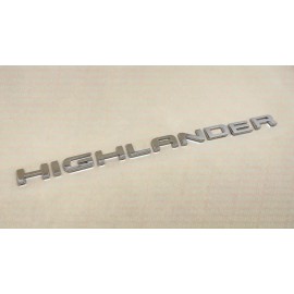 Toyota OEM Silver Rear HIGHLANDER Letter Emblem Badge Fit 2020-2022 Toyota Highlander