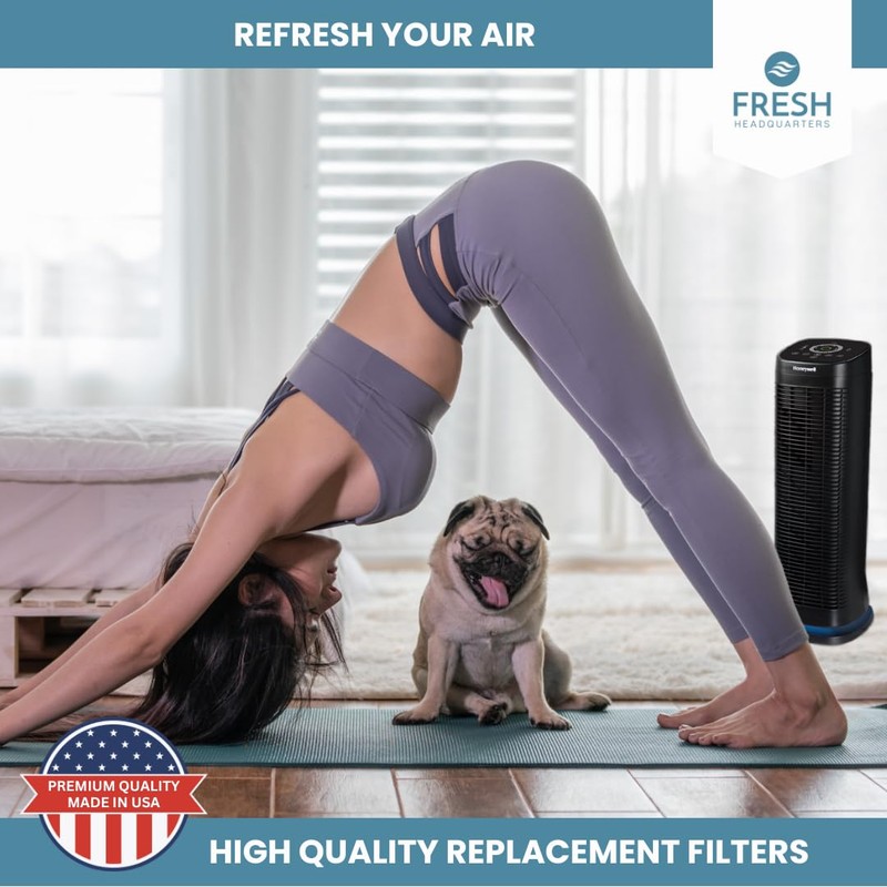 Fresh Headquarters 6-Pack Activated Carbon Air Filter - Premium 20.5"
