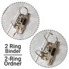 Netuno Ekobox Lever Arch File with 2 Rings Marbled Black