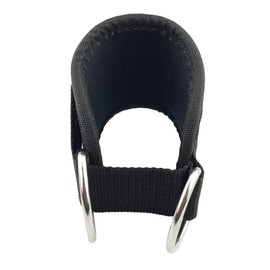 ISH Sports Gym Weight Lifting D Ring Ankle Straps Cable Attachment Strap Fitness Exercise