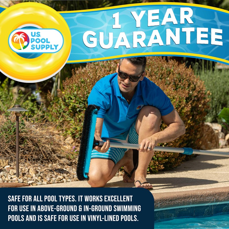 U.S. Pool Supply Pool Brush Head for Inground Pools -