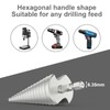 Flintronic HSS Step Drill, Hex Shank Step Drill Set, Taper
