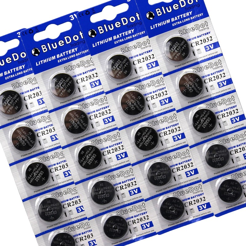 BlueDot Trading Batteries High Power Lithium 3V CR2032 Coin Battery