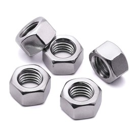 TERF® M16 Hex Hexagon Nut M16 (16mm) Steel Hex Full Nuts - Pack of 20