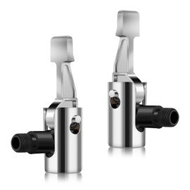 Amabro 2 x 8 mm car valve adapter, air pump bicycle, bicycle valves adapter, valve key, tubeless valve extension, lever plug, air chucks tyre clip, moment plug, compressed air tyre inflation nipple
