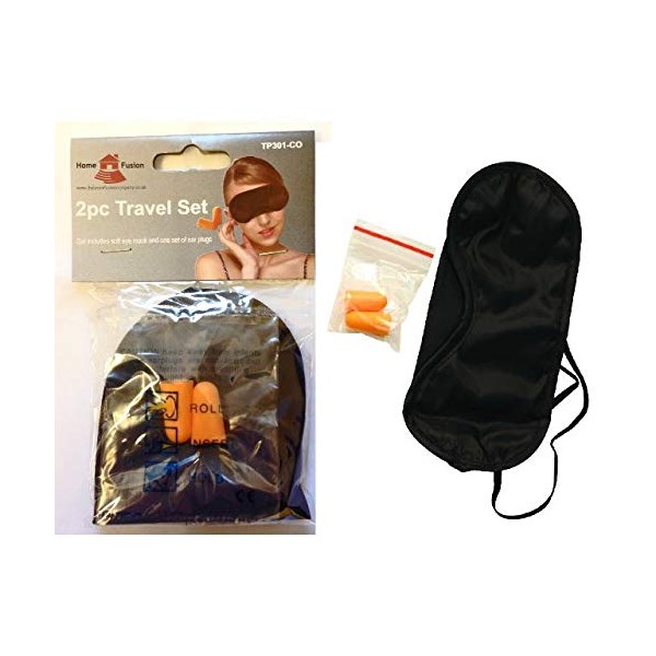 Travel Sleep Eye Mask Sleeping Mask & Ear Plug Set