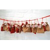 Miniblings DIY Advent Calender Set 24 Jute Bags Numbers Stars