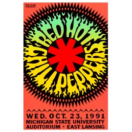 Red Hot Chili Peppers - Concert Poster print (24”x36”)