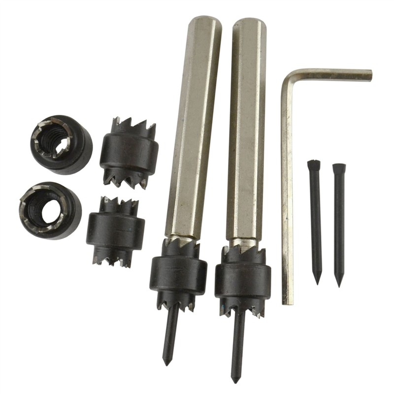 9pc Master Spot Weld Cutter Set Removal Cutting Welding 3/8"