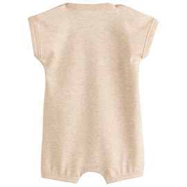 NEXT 100% Cotton Baby Romper, Neutral Hamish, 3 - 6 months