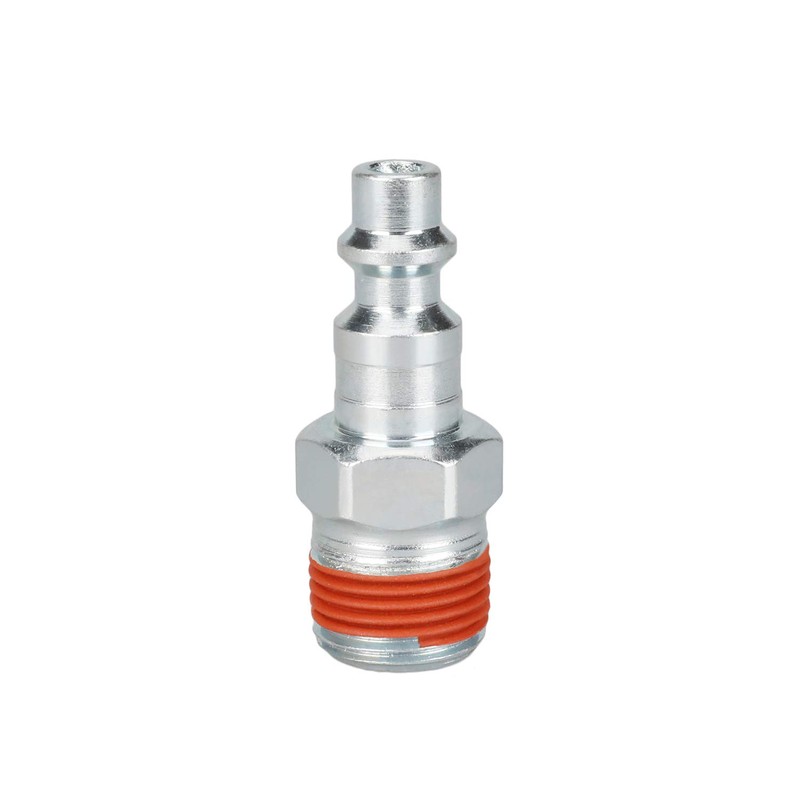 WYNNsky Industrial Type 3/8'' MNPT Zinc-Plated Plug with Sealant, 2